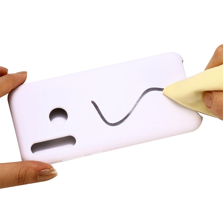 Solid Color Liquid Silicone Dropproof Protective Case for Huawei Honor 10i