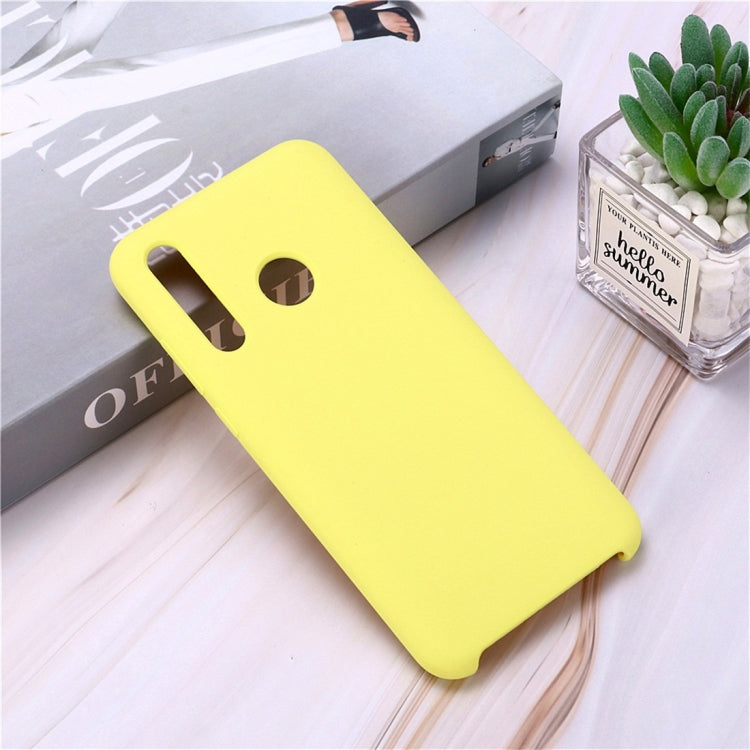 Solid Color Liquid Silicone Dropproof Protective Case for Huawei Honor 10i