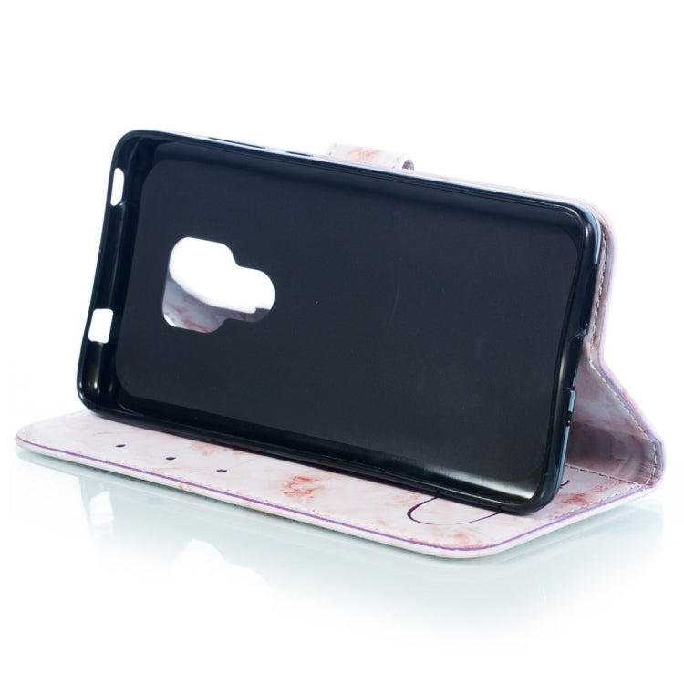 Heart + Marble Pattern Horizontal Flip Leather Case for Huawei Mate 20, with Holder & Card Slots & Wallet & Lanyard