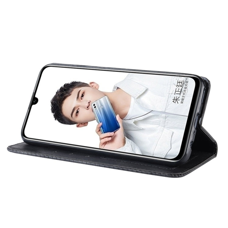Magnetic Buckle Retro Texture Horizontal Flip Leather Case for Huawei Honor 10 Lite / P Smart (2019) / Nova Lite 3, with Holder & Card Slots & Wallet