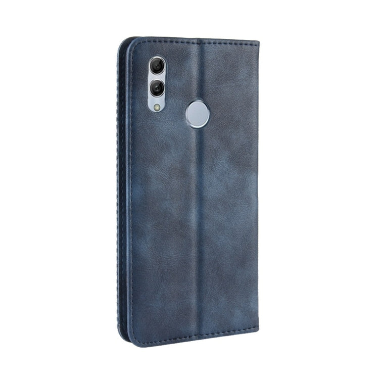 Magnetic Buckle Retro Texture Horizontal Flip Leather Case for Huawei Honor 10 Lite / P Smart (2019) / Nova Lite 3, with Holder & Card Slots & Wallet