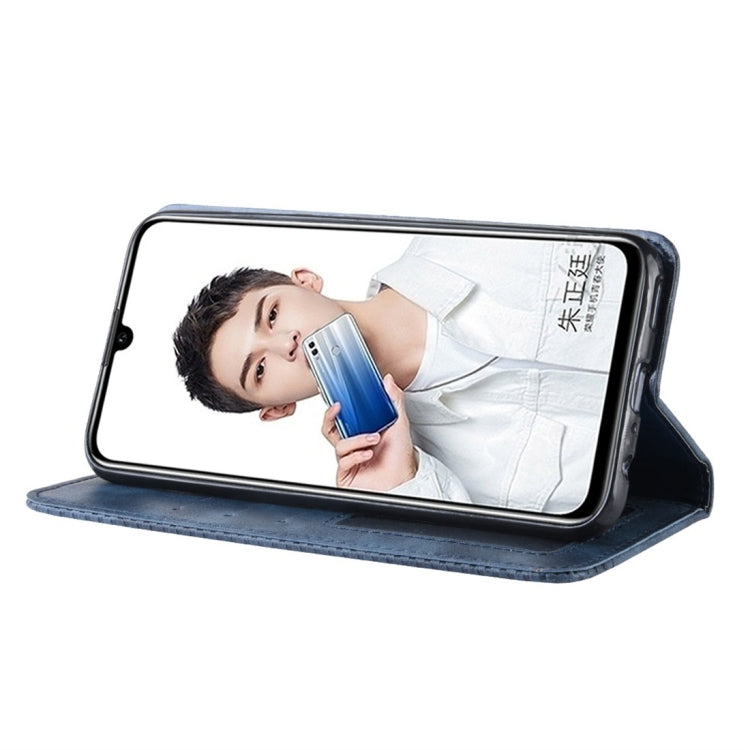 Magnetic Buckle Retro Texture Horizontal Flip Leather Case for Huawei Honor 10 Lite / P Smart (2019) / Nova Lite 3, with Holder & Card Slots & Wallet