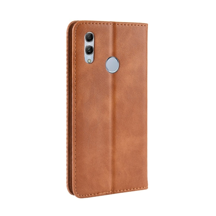 Magnetic Buckle Retro Texture Horizontal Flip Leather Case for Huawei Honor 10 Lite / P Smart (2019) / Nova Lite 3, with Holder & Card Slots & Wallet