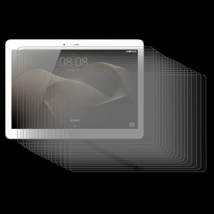 75 PCS for Huawei MediaPad M2 10.0 0.3mm 9H Hardness Tempered Glass Screen Film