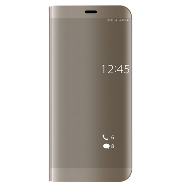 For Huawei Mate 9 Pro Electroplating PC + PU Horizontal Flip Protective Case with Stand Holder & Sleep / Wake-up Function