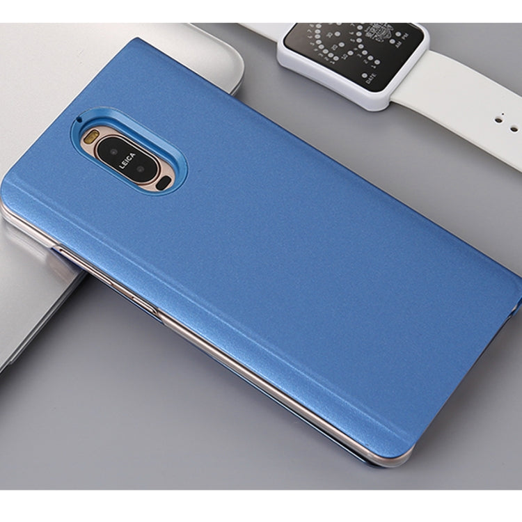 For Huawei Mate 9 Pro Electroplating PC + PU Horizontal Flip Protective Case with Stand Holder & Sleep / Wake-up Function