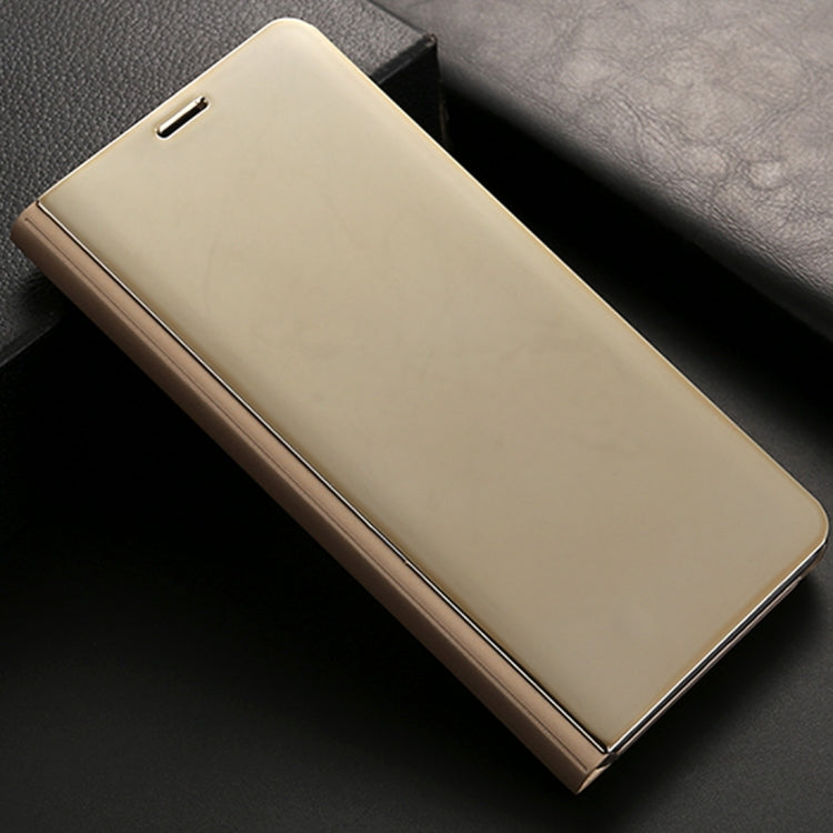 For Huawei Mate 10 Pro Electroplating PC + PU Horizontal Flip Protective Case with Stand Holder & Sleep / Wake-up Function