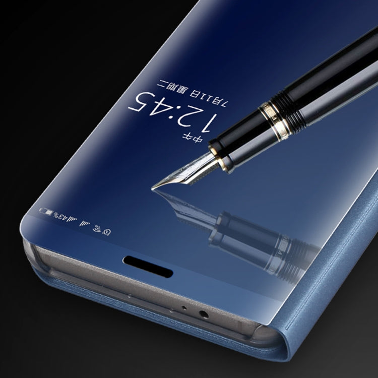 For Huawei Mate 10 Pro Electroplating PC + PU Horizontal Flip Protective Case with Stand Holder & Sleep / Wake-up Function