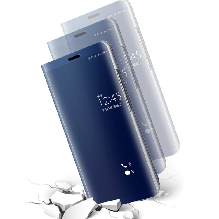 For Huawei Mate 10 Pro Electroplating PC + PU Horizontal Flip Protective Case with Stand Holder & Sleep / Wake-up Function