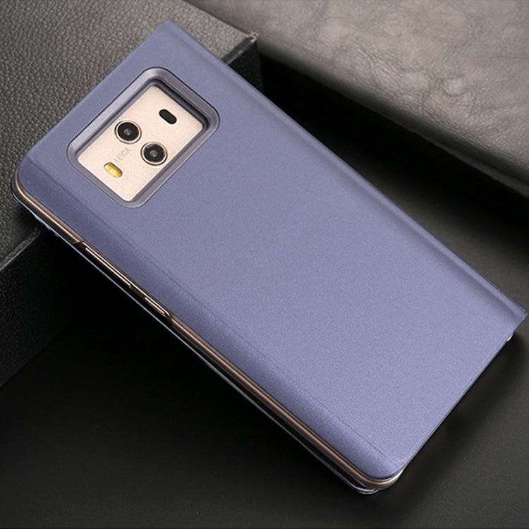 For Huawei Mate 10 Electroplating PC + PU Horizontal Flip Protective Case with Stand Holder & Sleep / Wake-up Function