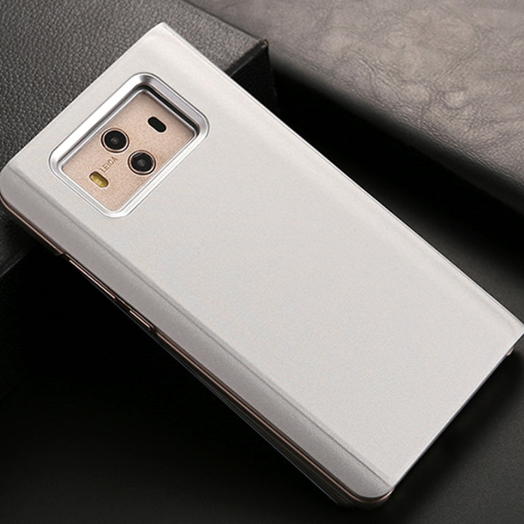 For Huawei Mate 10 Electroplating PC + PU Horizontal Flip Protective Case with Stand Holder & Sleep / Wake-up Function