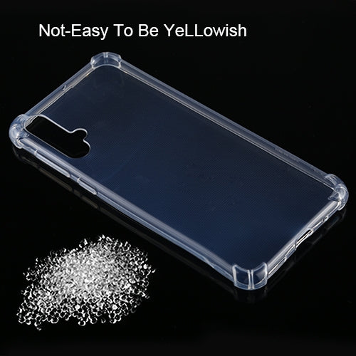 For Huawei nova 5 Four-Corner Shockproof Ultra-Thin Transparent TPU Case