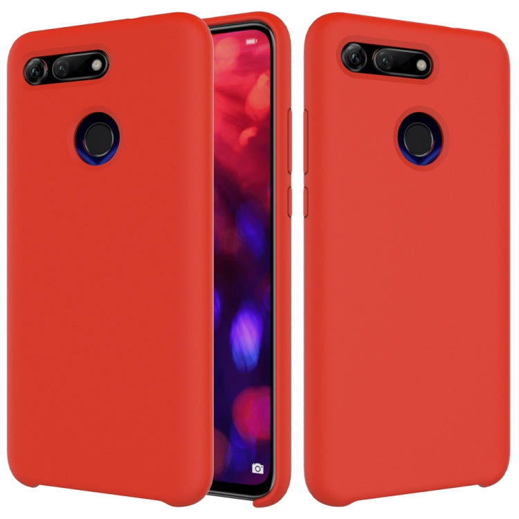 Solid Color Liquid Silicone Dropproof Protective Case for Huawei Honor View 20