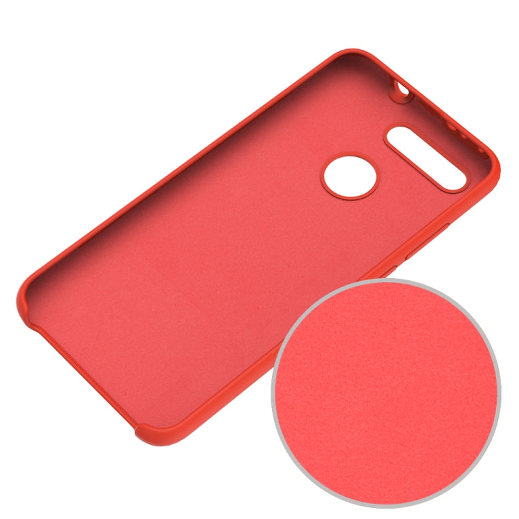 Solid Color Liquid Silicone Dropproof Protective Case for Huawei Honor View 20