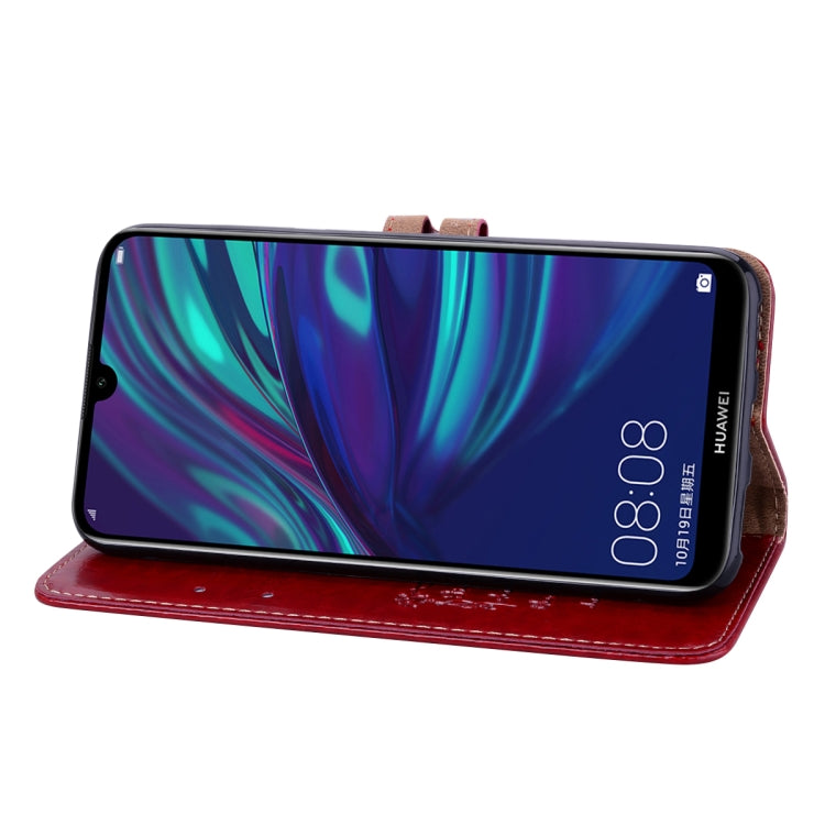 Business Style Oil Wax Texture Horizontal Flip Leather Case for Huawei Y7 (2019), with Holder & Card Slots & Wallet