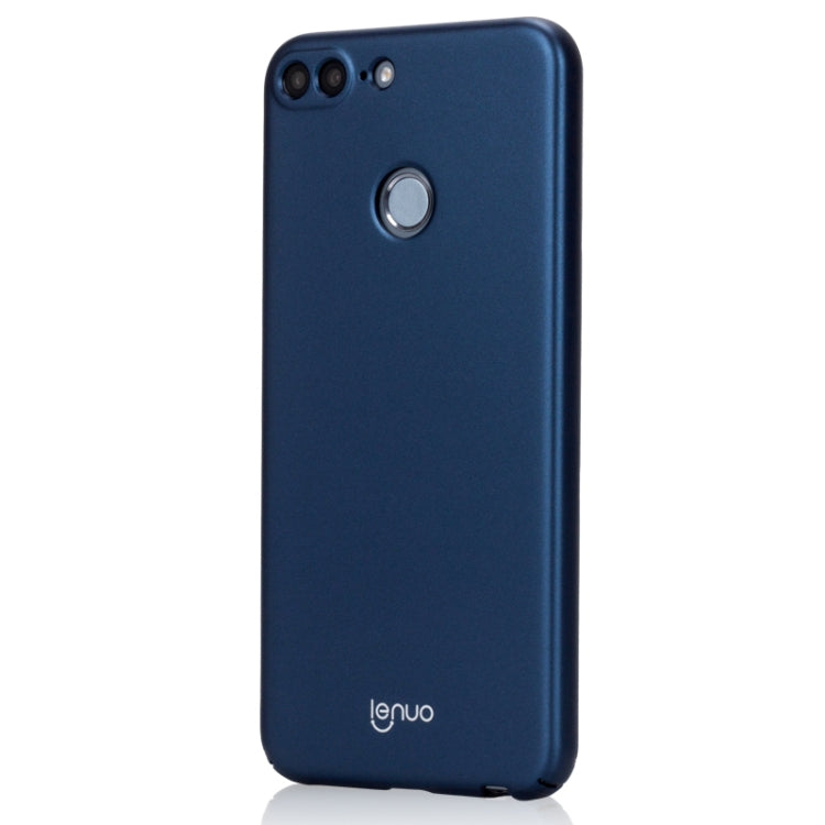 Lenuo for Leshield Series Huawei Honor 9 Lite PC Dropproof Protective Back Cover Case(Blue)
