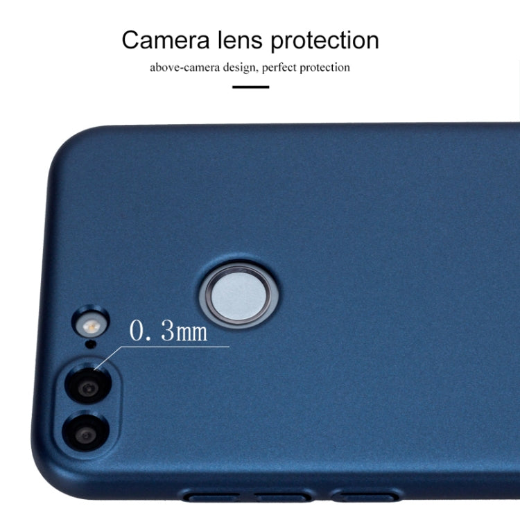 Lenuo for Leshield Series Huawei Honor 9 Lite PC Dropproof Protective Back Cover Case(Blue)