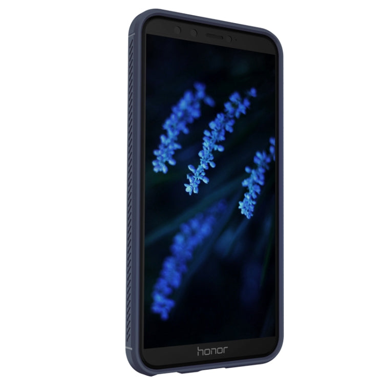 Lenuo for Leshen Series Huawei Honor 9 Lite TPU Litchi Texture Dropproof Protective Back Cover Case