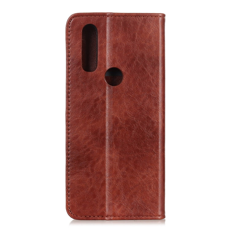 Magnetic Crazy Horse Texture Horizontal Flip Leather Case for Huawei Honor 8C, with Holder & Card Slots & Wallet