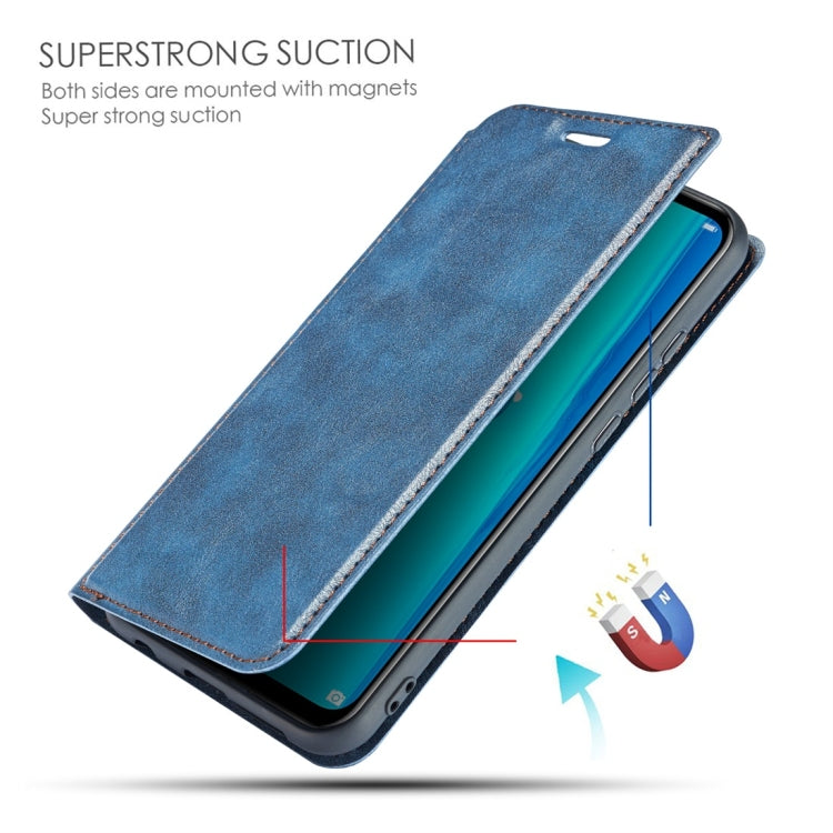 Retro Simple Ultra-thin Magnetic Horizontal Flip Leather Case for Huawei P20 Lite / Nova 3e, with Holder & Card Slots & Lanyard