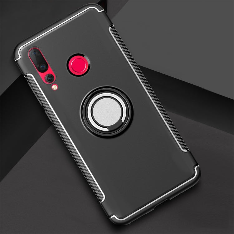 Magnetic 360 Degree Rotation Ring Holder Armor Protective Case for Huawei Nova 4