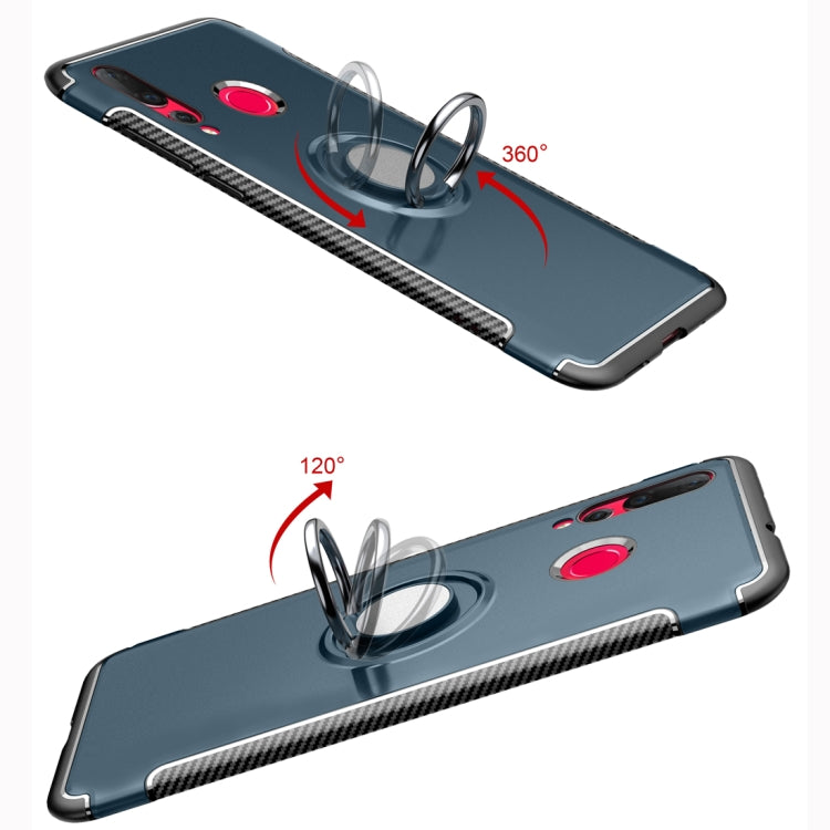 Magnetic 360 Degree Rotation Ring Holder Armor Protective Case for Huawei Nova 4