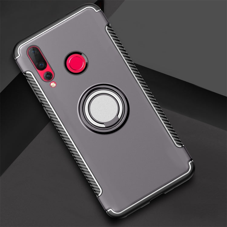 Magnetic 360 Degree Rotation Ring Holder Armor Protective Case for Huawei Nova 4