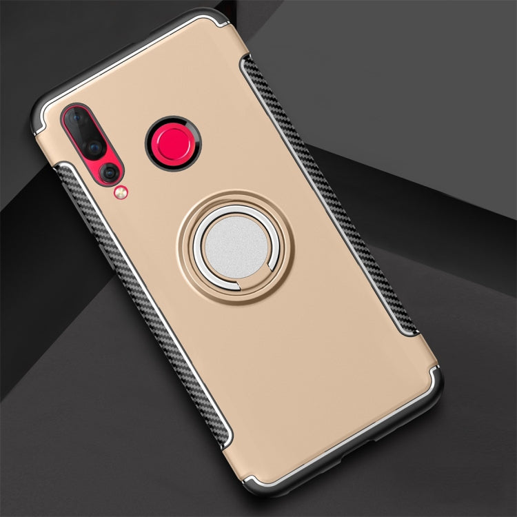 Magnetic 360 Degree Rotation Ring Holder Armor Protective Case for Huawei Nova 4