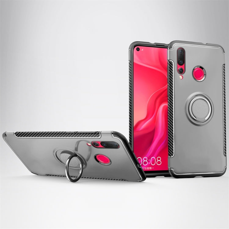 Magnetic 360 Degree Rotation Ring Holder Armor Protective Case for Huawei Nova 4
