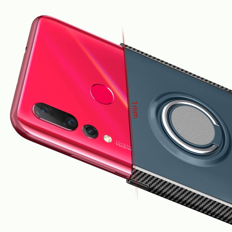 Magnetic 360 Degree Rotation Ring Holder Armor Protective Case for Huawei Nova 4