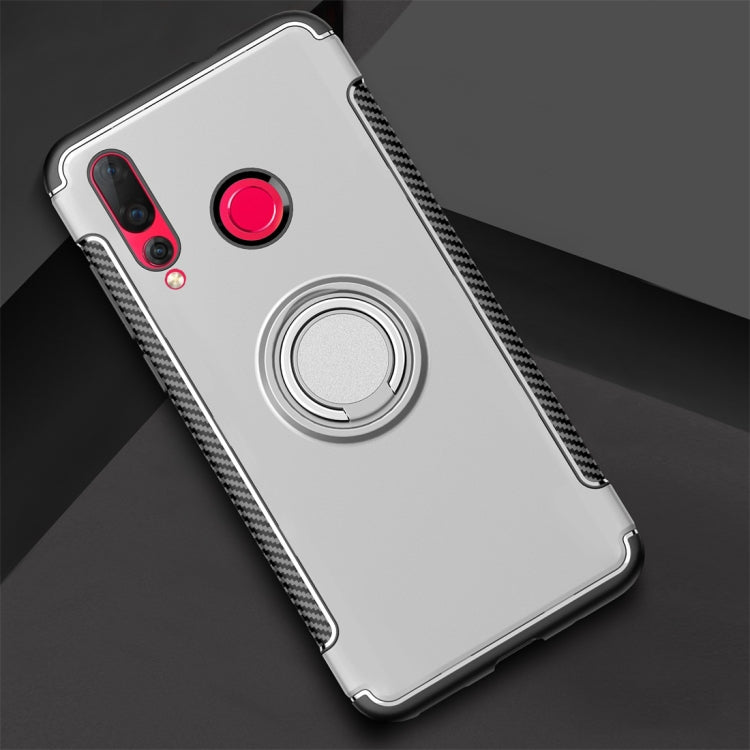 Magnetic 360 Degree Rotation Ring Holder Armor Protective Case for Huawei Nova 4