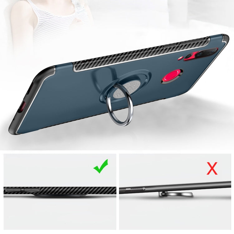 Magnetic 360 Degree Rotation Ring Holder Armor Protective Case for Huawei Nova 4