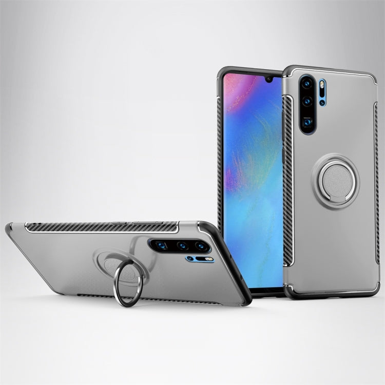 Magnetic 360 Degree Rotation Ring Holder Armor Protective Case for Huawei P30 Pro