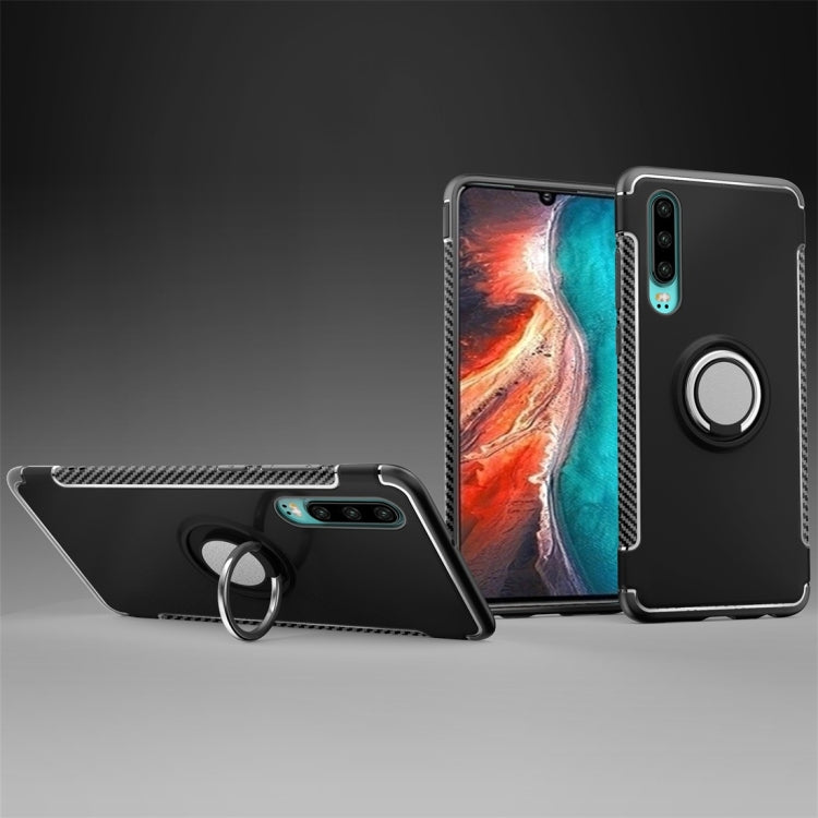 Magnetic 360 Degree Rotation Ring Holder Armor Protective Case for Huawei P30