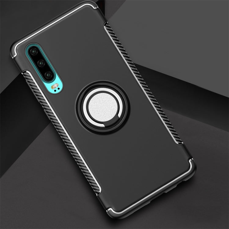 Magnetic 360 Degree Rotation Ring Holder Armor Protective Case for Huawei P30