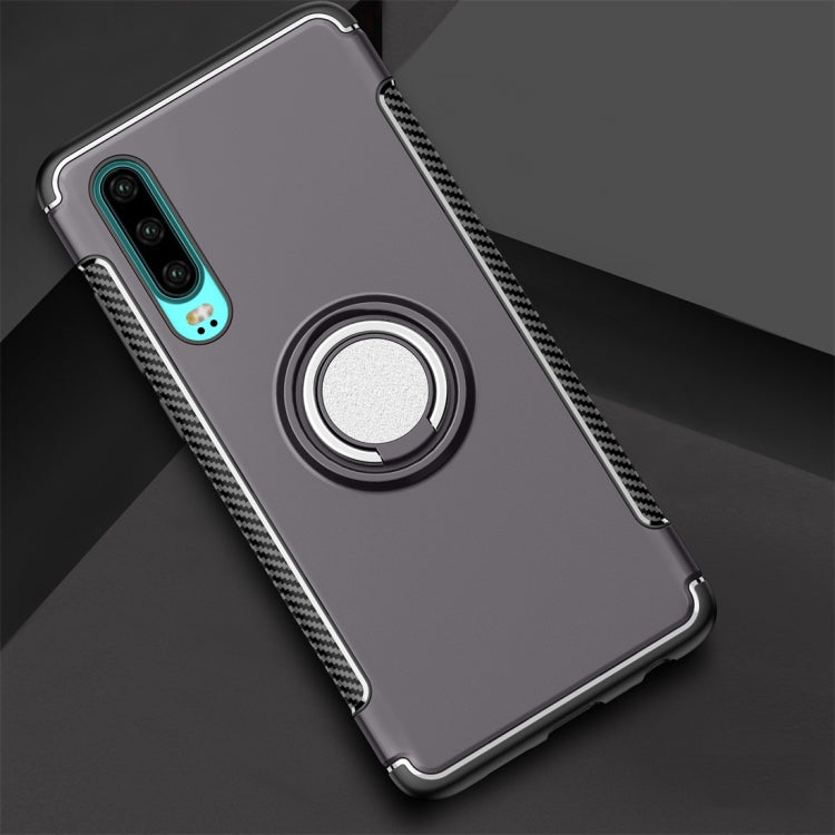 Magnetic 360 Degree Rotation Ring Holder Armor Protective Case for Huawei P30