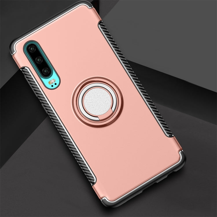 Magnetic 360 Degree Rotation Ring Holder Armor Protective Case for Huawei P30