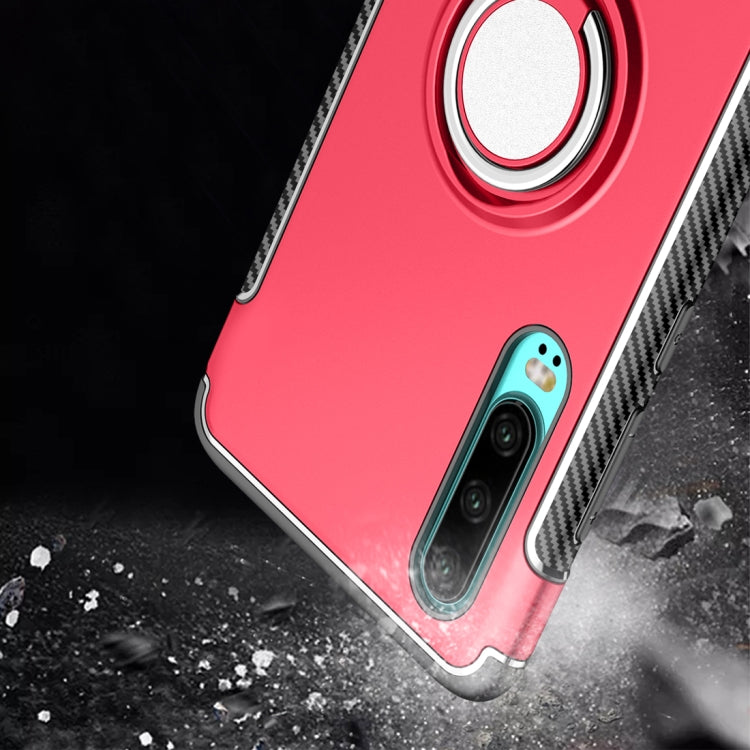 Magnetic 360 Degree Rotation Ring Holder Armor Protective Case for Huawei P30