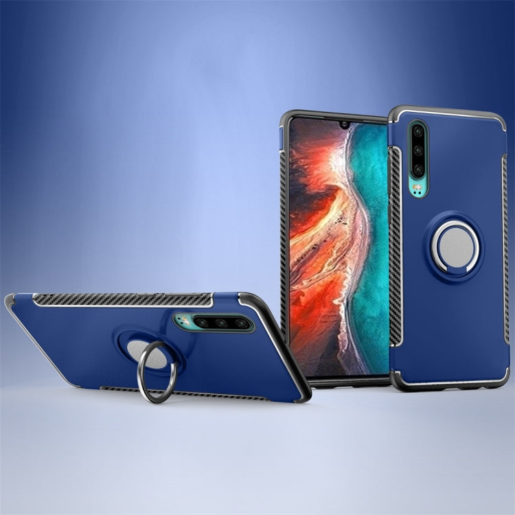 Magnetic 360 Degree Rotation Ring Holder Armor Protective Case for Huawei P30