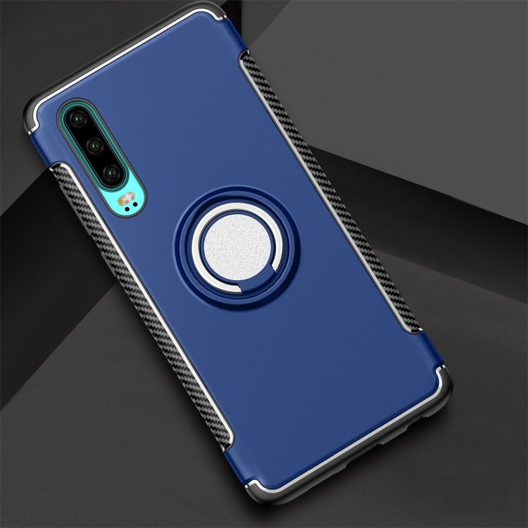 Magnetic 360 Degree Rotation Ring Holder Armor Protective Case for Huawei P30