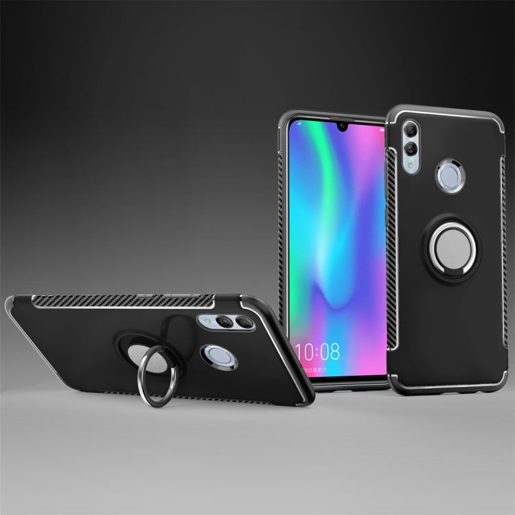 Magnetic 360 Degree Rotation Ring Holder Armor Protective Case for Huawei Honor 10 Lite