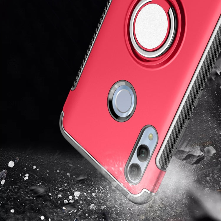 Magnetic 360 Degree Rotation Ring Holder Armor Protective Case for Huawei Honor 10 Lite