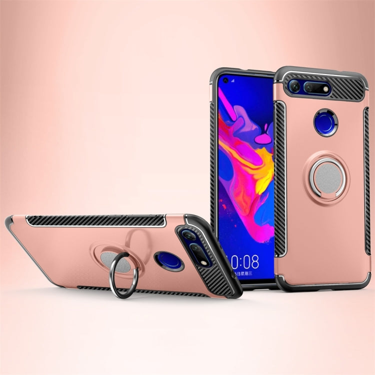 Magnetic 360 Degree Rotation Ring Holder Armor Protective Case for Huawei Honor View 20