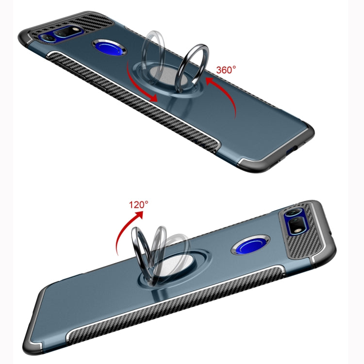 Magnetic 360 Degree Rotation Ring Holder Armor Protective Case for Huawei Honor View 20