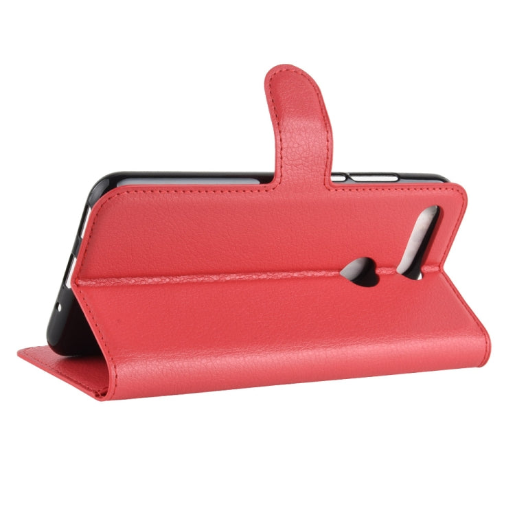 Litchi Texture Horizontal Flip Leather Case For Huawei Honor V20 ,With Holder & Wallet & Card Slots