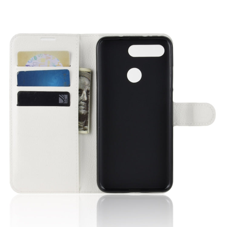 Litchi Texture Horizontal Flip Leather Case For Huawei Honor V20 ,With Holder & Wallet & Card Slots
