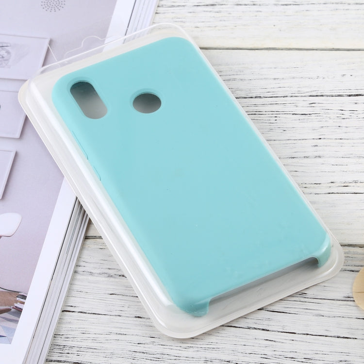 Solid Color Liquid Silicone Dropproof Protective Case for Huawei P20 Lite