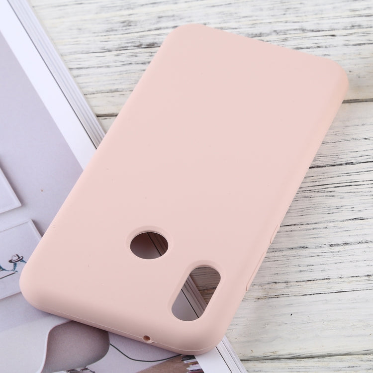 Solid Color Liquid Silicone Dropproof Protective Case for Huawei P20 Lite