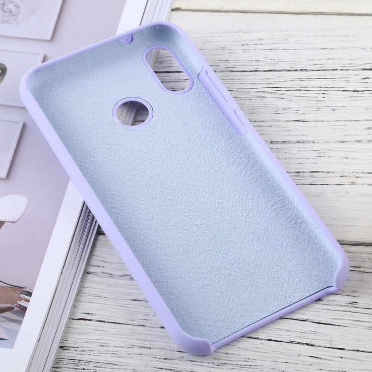 Solid Color Liquid Silicone Dropproof Protective Case for Huawei P20 Lite