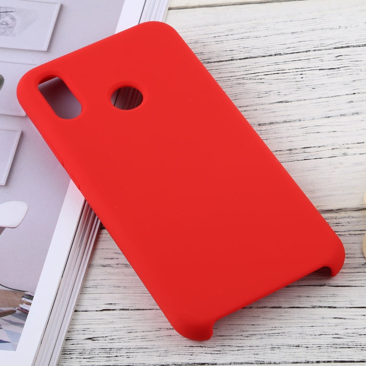 Solid Color Liquid Silicone Dropproof Protective Case for Huawei P20 Lite
